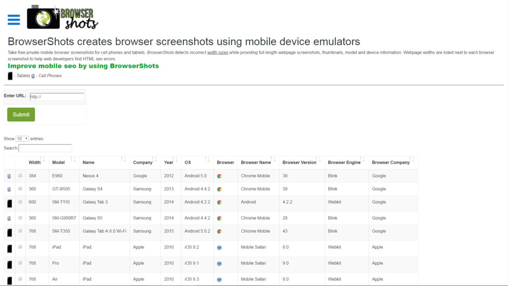 25 of the Best Free Tools for Web Developers and Digital Marketers 8 Browser Shots