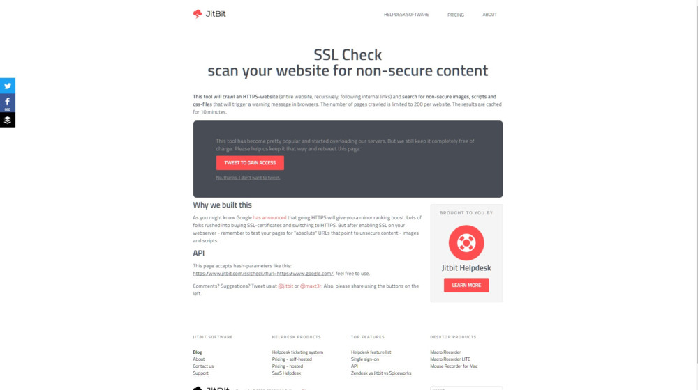 25 of the Best Free Tools for Web Developers and Digital Marketers 12 JitBit SSL checker