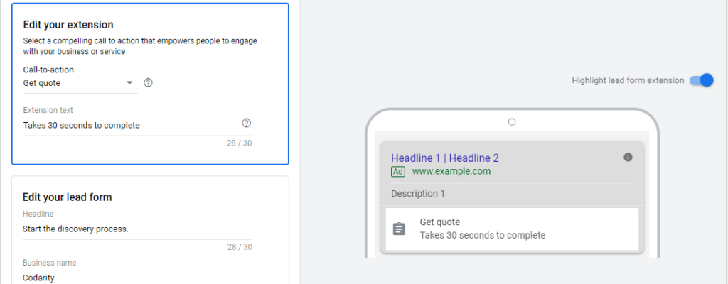 Ultimate Guide To Paid Search Advertising 22 Lead Form Extension Backend