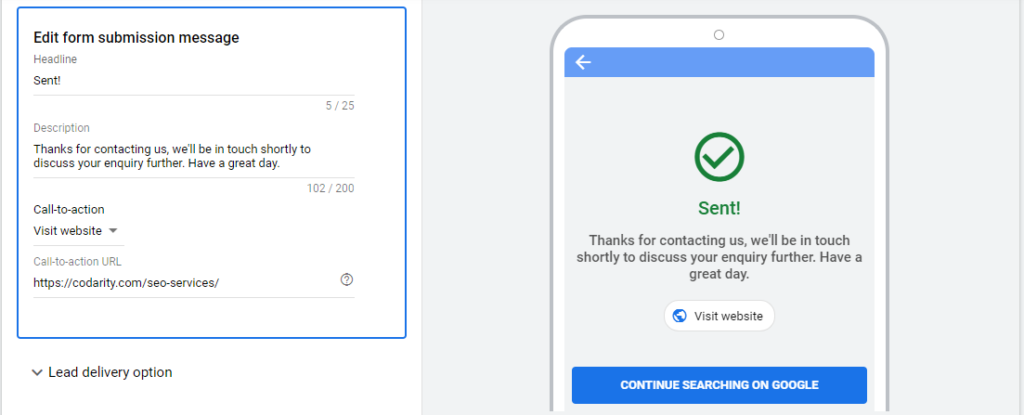 Ultimate Guide To Paid Search Advertising 23 Lead Form Extension Submission