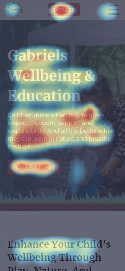 VisualEyes Attention Map – Gabriels Mobile – NEW Web Design Increases Event Bookings By 329% For Gabriels Education 9